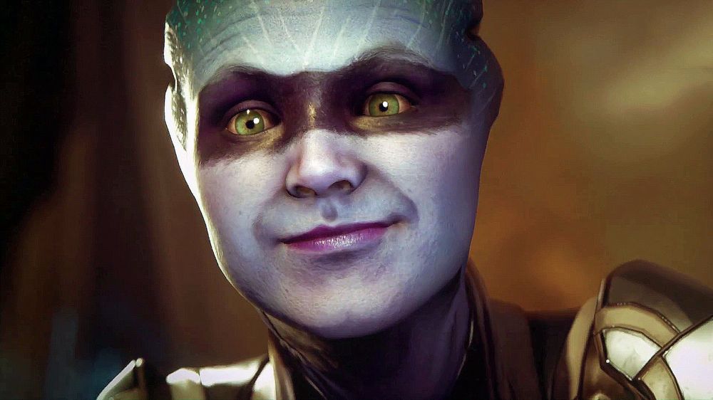 Mass Effect Andromeda la doppiatrice di Peebee parla in un filmato.jpg